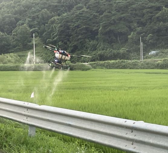 Drone control in Jeonnam  Province